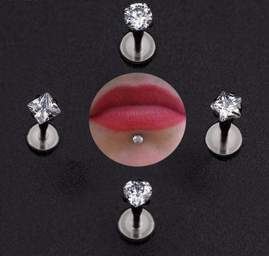 Crystal Stud Nose Ring