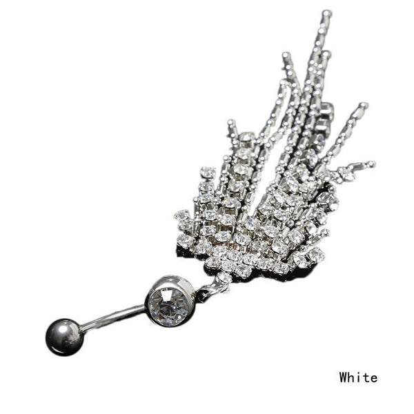 Crystallized Belly Piercing
