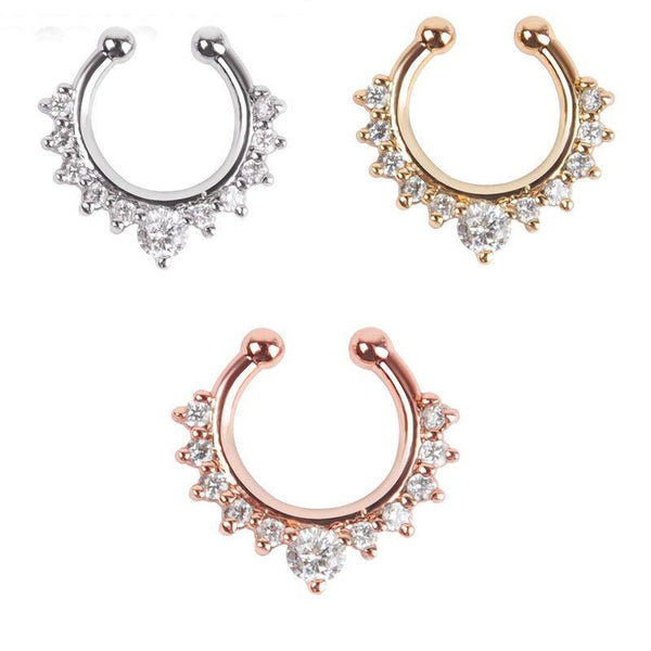 Bling Nose Hoop Rings