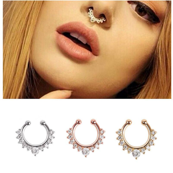 Bling Nose Hoop Rings