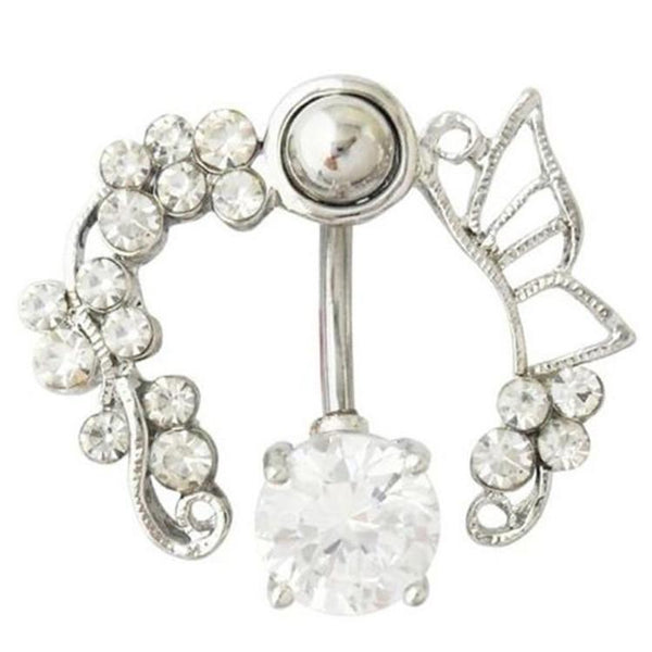 Hollow Belly Button Piercing